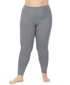 �N�h���h�b�Y ���f�B�[�X �{�g���X ���M���X �v���X�T�C�Y �n�C�E�G�X�g Cuddl Duds Plus Size Softwear with Stretch High-Waist Leggings Charcoal �`���R�[��