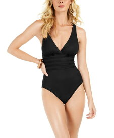 【送料無料】 ラブランカ レディース 上下セット 水着 Women's Island Goddess Tummy-Control Strappy One-Piece Swimsuit Black