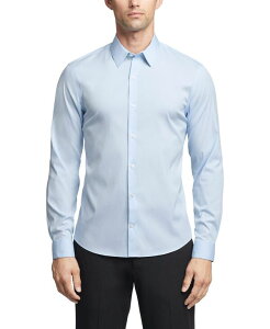 �J���o���N���C�� �����Y �g�b�v�X �V���c Calvin Klein Men's CK X Extra-Slim Stretch Dress Shirt Light Blue �u���[