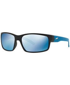 【送料無料】 アーネット メンズ サングラス・アイウェア アクセサリー Sunglasses, AN4202 FASTBALL BLACK MATTE/BLUE MIRROR
