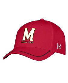 【送料無料】 アンダーアーマー メンズ 帽子 アクセサリー Men's Red Maryland Terrapins Blitzing Accent Iso-Chill Adjustable Hat Red
