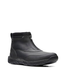 【送料無料】 クラークス メンズ ブーツ・レインブーツ シューズ Men's Collection Grove Zip II Boots Black Leather