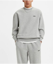 【送料無料】 リーバイス メンズ パーカー・スウェット アウター Men's Seasonal Crewneck Relaxed Fit Sweatshirt Mid Tone Gray Heather