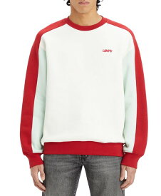 【送料無料】 リーバイス メンズ パーカー・スウェット アウター Men's Relaxed-Fit Colorblocked Logo Sweatshirt Egret