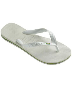 nCAiX Y V[Y T_ S Havaianas Men's Brazil Logo Flip-Flop Sandals White zCg