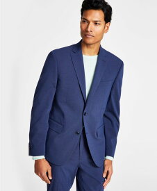 【送料無料】 ベンシャーマン メンズ ジャケット・ブルゾン アウター Men's Skinny-Fit Stretch Suit Jacket Navy Solid