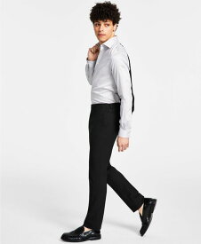 【送料無料】 ダナ キャラン ニューヨーク メンズ カジュアルパンツ ボトムス Men's Modern-Fit Stretch Suit Separate Pants Black