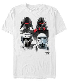 【送料無料】 フィフスサン メンズ Tシャツ トップス Star Wars Men's Jedi Fallen Order Trooper Group Sketch T-shirt White