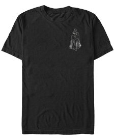 【送料無料】 フィフスサン メンズ Tシャツ トップス Star Wars Men's Darth Vader Left Chest Short Sleeve T-Shirt Black