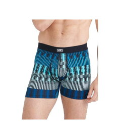 【送料無料】 サックス メンズ ボクサーパンツ アンダーウェア Men's Daytripper Relaxed-Fit Printed Boxer Briefs Frequency Stripe- Teal