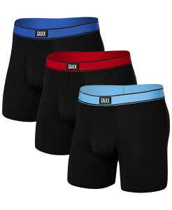 �T�b�N�X �����Y �A���_�[�E�F�A �{�N�T�[�p���c �����b�N�X�t�B�b�g SAXX Men's Daytripper Relaxed Fit Boxer Briefs 3PK Slvr Lke/chry/sprt Blu Wb