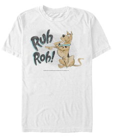【送料無料】 フィフスサン メンズ Tシャツ トップス Men's Scooby Doo Ruh Roh Sketch Short Sleeve T-shirt White