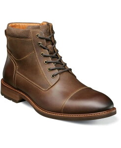 yz t[VC Y u[cECu[c V[Y Men's Chalet Cap Toe Lace Up Boots Brown Crazy Horse