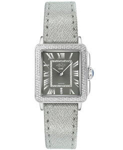 �W�F�r�� ���f�B�[�X �A�N�Z�T���[ �r���v ���U�[ Gevril Women's Padova Swiss Quartz Gray Italian Leather Strap Watch 30mm Gray �O���[