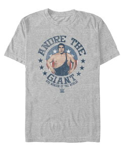 �t�B�t�X�T�� �����Y �g�b�v�X T�V���c Fifth Sun Men's WWE Andre Retro Giant Short Sleeve T-shirt Athletic Heather �w�U�[