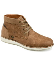 【送料無料】 バンス メンズ ブーツ・レインブーツ シューズ Men's Austin Wide Width Tru Comfort Foam Lace-Up Cap Toe Chukka Boots Tan