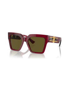 【送料無料】 ヴェルサーチ レディース サングラス・アイウェア アクセサリー Women's Sunglasses VE4458 Bordeaux