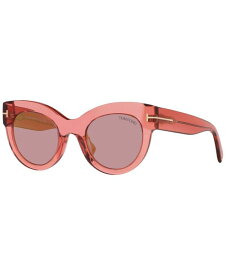 【送料無料】 トム・フォード レディース サングラス・アイウェア アクセサリー Women's Lucilla Sunglasses, Mirror Gradient TR001699 Pink