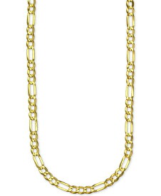 【送料無料】 イタリアン ゴールド レディース ネックレス・チョーカー・ペンダントトップ アクセサリー Figaro Link 18" Chain Necklace in 14k Gold Gold