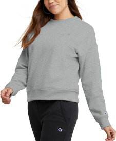 【送料無料】 チャンピオン レディース パーカー・スウェット アウター Women's Powerblend Fleece Crewneck Sweatshirt Oxford Gray