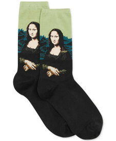 【送料無料】 ホットソックス レディース 靴下 アンダーウェア Women's Mona Lisa Artist Series Fashion Crew Sock Leaf Mona Lisa