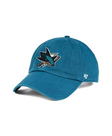【送料無料】 47ブランド メンズ 帽子 アクセサリー San Jose Sharks CLEAN UP Cap Teal