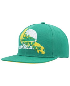 【送料無料】 ミッチェル&ネス メンズ 帽子 アクセサリー Men's Green Seattle SuperSonics Hardwood Classics Paint By Numbers Snapback Hat Green