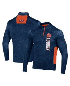 A_[A[}[ Y gbvX Vc Navy Under Armour Men's Navy Auburn Tigers Gameday Twist Quarter-Zip Top