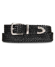 【送料無料】 ラッキーブランド レディース ベルト アクセサリー Women's Braided Genuine Leather Western Belt Black