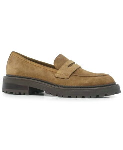 �P�l�X�R�[�� ���f�B�[�X �V���[�Y �X���b�|���E���[�t�@�[ ���[�t�@�[ Kenneth Cole New York Women's Fatima Lug Sole Loafers Caramel - Suede