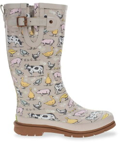 yz EGX^`[t fB[X u[cECu[c V[Y Women's Farmhouse Tall Rain Boot Beige