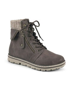 NtoCzCg}Ee fB[X V[Y u[cECu[c [X Cliffs by White Mountain Women's Kaylee Lace-Up Boots Stone Xg[