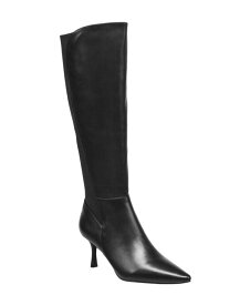 【送料無料】 フレンチコネクション レディース ブーツ・レインブーツ シューズ Women's Logan Leather Pointed Toe Straight Boots Black