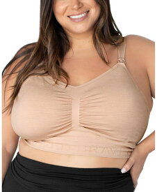 【送料無料】 キンドリッド ブレイブリー レディース ブラジャー アンダーウェア Plus Size Busty Sublime Hands-Free Pumping & Nursing Bra s - Fits s 42B-48H Beige