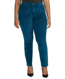 【送料無料】 ジャグ レディース カジュアルパンツ ボトムス Plus Size Ruby Mid Rise Straight Leg Pants Moroccan Blue