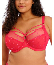 【送料無料】 エロミ レディース ブラジャー アンダーウェア Women's Sachi Underwire Plunge Bra, EL4353 Red Confetti