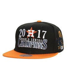 【送料無料】 ミッチェル&ネス メンズ 帽子 アクセサリー Men's Black Houston Astros World Series Champs Snapback Hat Black