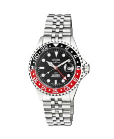 【送料無料】 ジェビル メンズ 腕時計 アクセサリー Men's Wall Street Silver-Tone Ion Plating Swiss Automatic Bracelet Watch 43 mm Silver Tone