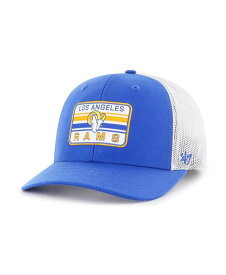 【送料無料】 47ブランド メンズ 帽子 アクセサリー Men's Royal White Los Angeles Rams Drifter Adjustable Trucker Hat Royal, White