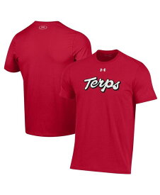 【送料無料】 アンダーアーマー メンズ Tシャツ トップス Men's Red Maryland Terrapins Throwback Special Game Performance T-shirt Red