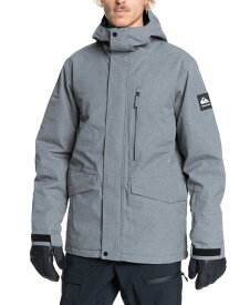 【送料無料】 クイックシルバー メンズ ジャケット・ブルゾン アウター Men's Snow Mission Solid Jacket Heather Gray