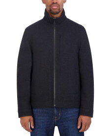 【送料無料】 ナウティカ メンズ ジャケット・ブルゾン アウター Men's Wool Blend Zip Jacket Charcoal