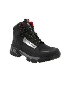 【送料無料】 スイスブランド メンズ ブーツ・レインブーツ ハイキングシューズ シューズ Hiking Boot Alpes Black By Swiss brand Black