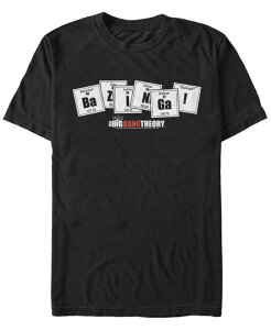 �t�B�t�X�T�� �����Y �g�b�v�X T�V���c Fifth Sun Men's Big Bang Theory Periodic Squares Short Sleeve T-shirt Black �u���b�N