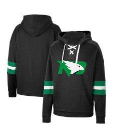 【送料無料】 コロシアム メンズ パーカー・スウェット アウター Men's Black North Dakota Fighting Hawks Lace-Up 4.0 Pullover Hoodie Black