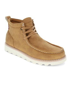 【送料無料】 リーバイス メンズ ブーツ・レインブーツ シューズ Men's Joshua Faux Leather Lace-Up Boots Wheat