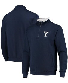 【送料無料】 コロシアム メンズ ジャケット・ブルゾン アウター Men's Navy Yale Bulldogs Tortugas Logo Quarter-Zip Jacket Navy