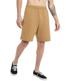 【送料無料】 ヘインズ メンズ ハーフパンツ・ショーツ ボトムス Men's Originals Garment Dyed 8" Sweat Shorts Brown Sugar