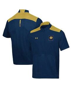 �A���_�[�A�[�}�[ �����Y �A�E�^�[ �W���P�b�g�E�u���]�� �W���P�b�g Under Armour Men's Navy Notre Dame Fighting Irish Motivate Half-Zip Jacket Navy �l�C�r�[