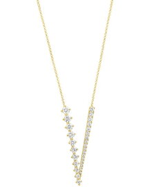 【送料無料】 エフィー レディース ネックレス・チョーカー・ペンダントトップ アクセサリー EFFY&reg; Diamond V 17" Statement Necklace (1-1/4 ct. t.w.) in 14k Gold 14K Gold